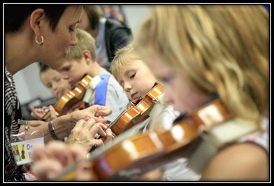 Violin students